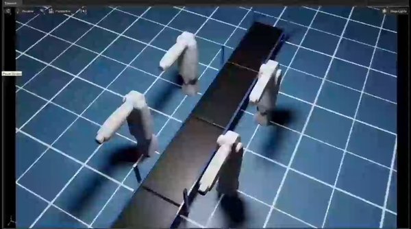 Multi-robot simulation